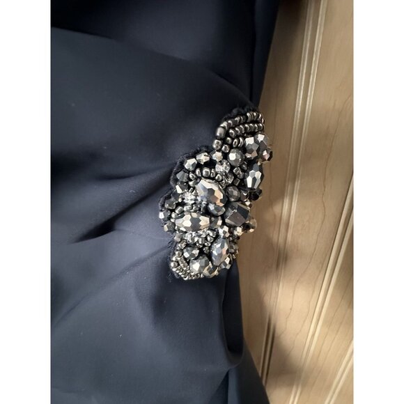 Alex Evenings Scuba Sheath Light Compression Dress 3/4 Sleeve Size 8 Charcoal - Picture 3 of 7